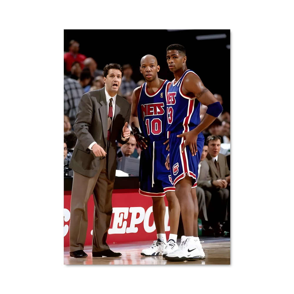 Poster L'Entraîneur Visionnaire – affiche Basketball